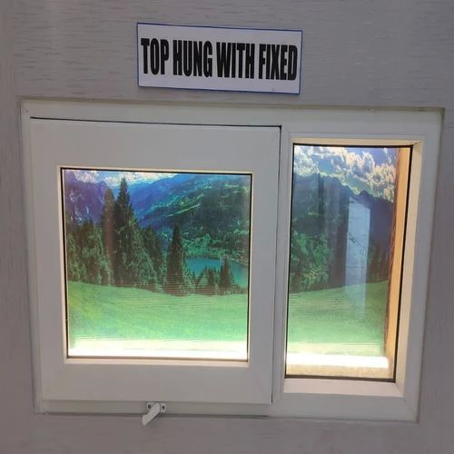 5 Mm UPVC Top Hung Fixed Window