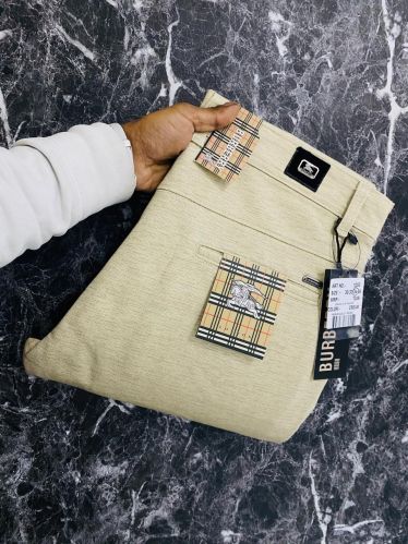 Plain Mens Cotton Pants, Color : White