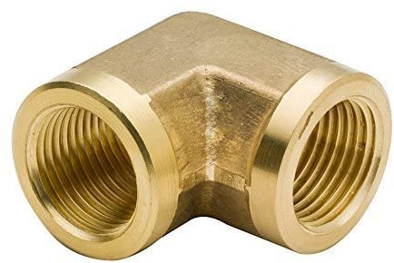 Polished Brass Equal Female Elbow, Color : Golden Standard For Pipe Fitting