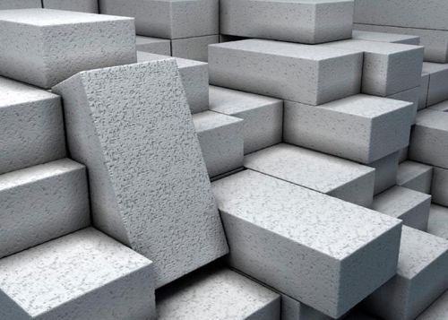 Plain Solid Concrete Blocks, Color : Grey For Construction