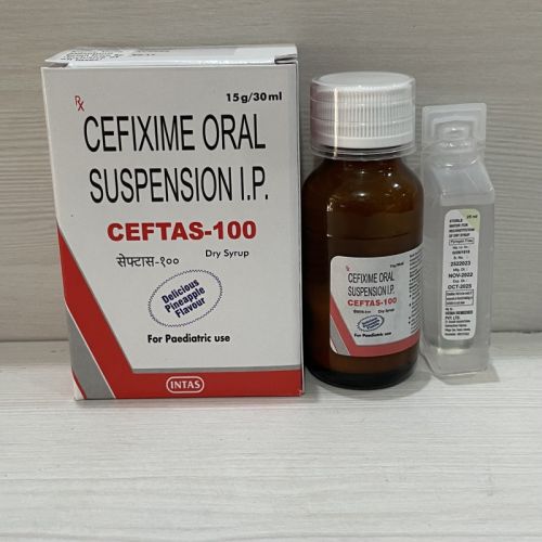 Ceftas Cefixime Oral Suspension Injection, Form : Liquid