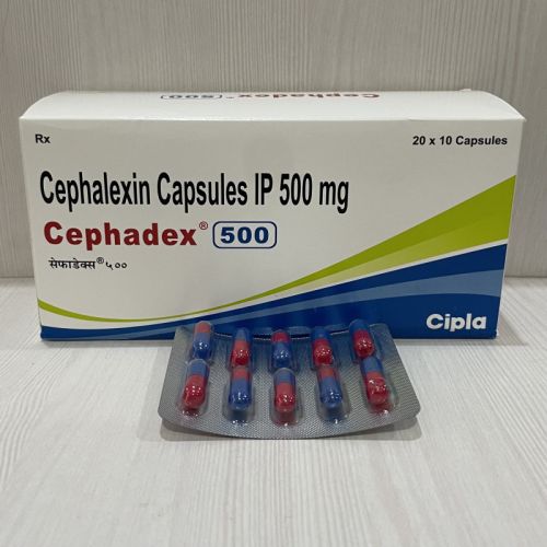 Cephadex 500 Mg Capsule, Packaging Type : Box