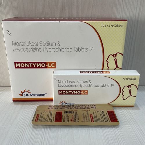 Montelukast Sodium Levocetirizine Hydrochloride Tablet, Medicine Type : Alloapthic