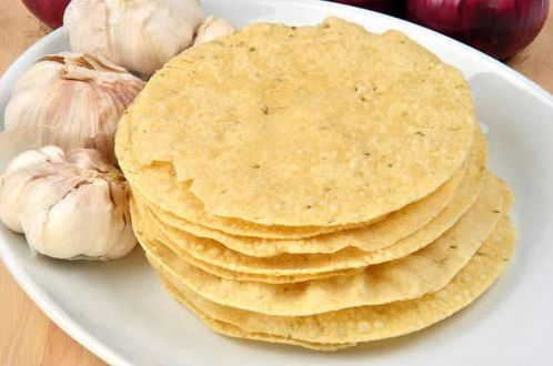 Wheat Flour Garlic Papad, Taste : Salty, Certification : Fda Certified