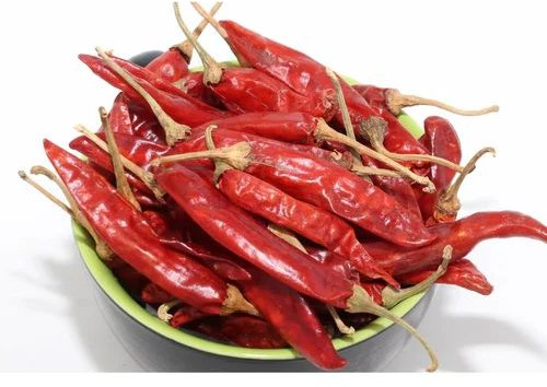 334 Sannam Dry Red Chilli, Form : Whole, Packaging Type : Packet For Cooking, Spices
