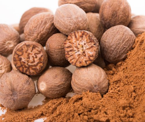 Blended Natural Nutmeg Powder, Color : Brown, Certification : FSSAI Certified For Use In Cooking Spices