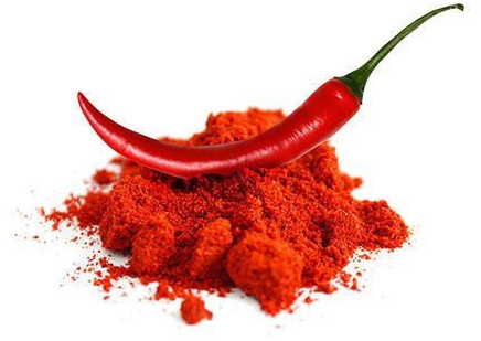 Natural Teja Chilli Powder, Color : Red, Packaging Type : Plastic Packet, Grade Standard : Food Grade