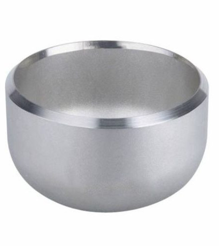 Polished Metal Buttweld Round Pipe Cap, Color : Grey Standard