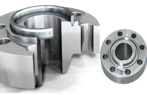 Polished Ring Joint Flanges, Color : Grey Standard For Industrial