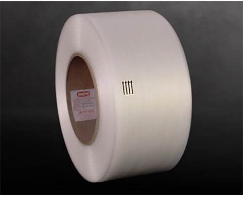 Plain Polypropylene PP Box Strapping Roll, Color : White