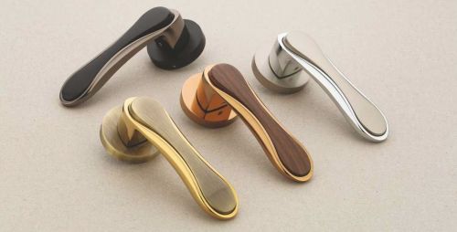 Zinc Polished MH-4001 Mortise Handle, Color : Satin / CP, Pvd Gold / Ab, Pvd R.g/ Qubik