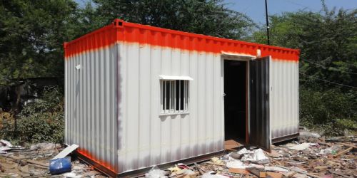 PAINT WORK MILD STEEL Portable Office CUSTOM