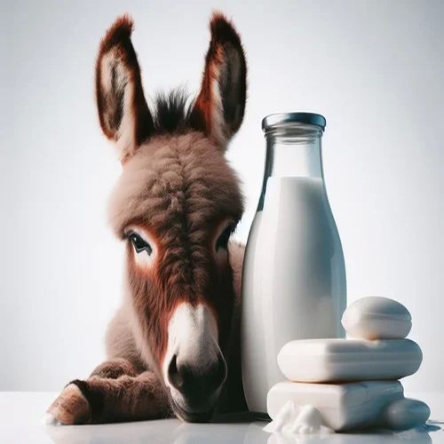 Donkey Milk, Color : White, White, Packaging Type : Plastic Can