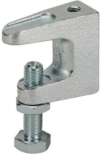 Polished Mild Steel Silver Beam Clamp, Length : 10-20mm For Industrial Use