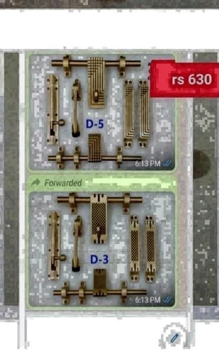 Aluminium Door Kit, Color : Grey Standard