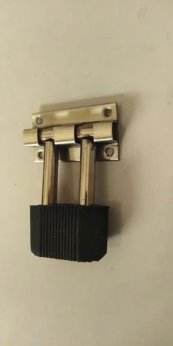 Polished Stainless Steel Door Stopper, Color : Black, Golden