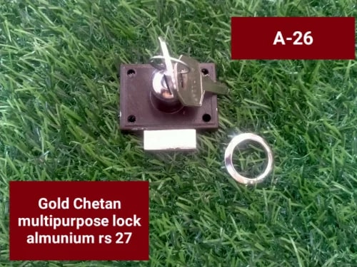 Polished Aluminium Multi Drawer Lock, Color : Metalic Standard