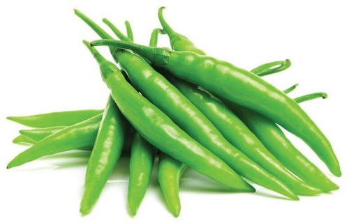 Fresh Green Chilli, Packaging Size : 5-25kg, Packaging Type : Plastic Bag For Cooking