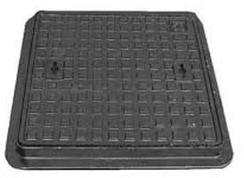FRP Earthing Pit Cover, Color : Black