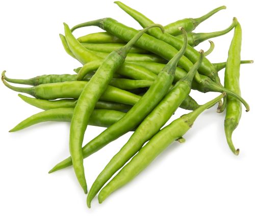 Organic Fresh Green Chilli For Cooking