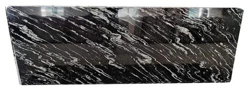 Polished Black Marcino Granite Slab Multisizes For Countertop, Flooring
