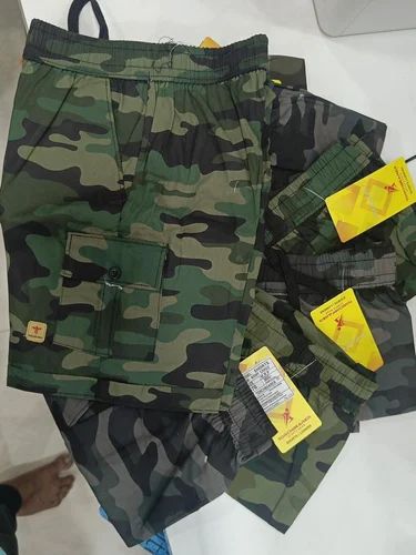 Cotton Boys Printed Cargo Shorts, Color : Multicolor Casual Wear