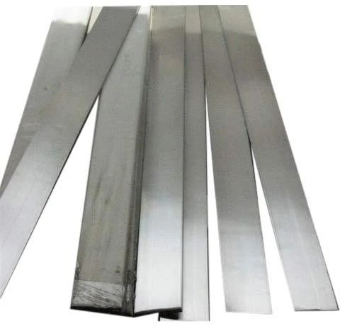 Polished Mild Steel Flats, Color : Grey, Length : 5-10 Feet