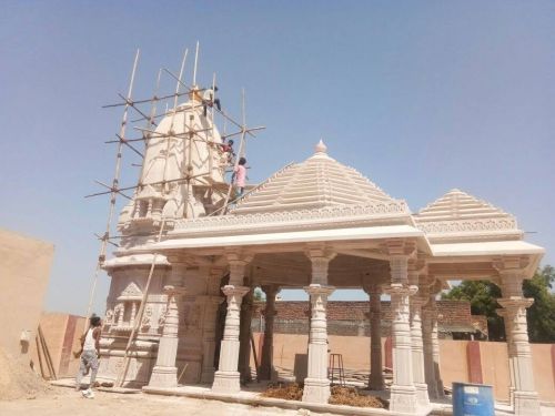 God Sand Stone Temple, Color : Creamy for Worship