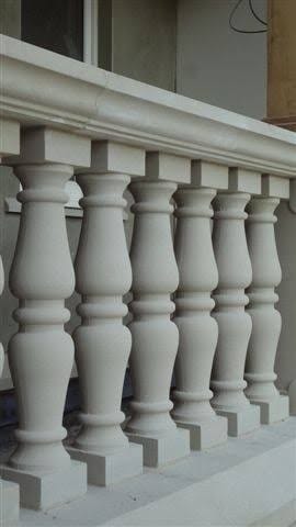 Sandstone White Sand Stone Pillar for Home, Garden