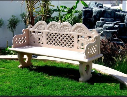 Plain Sandstone Sand Stone Sofa Set Multi Sizes for Garden, Park