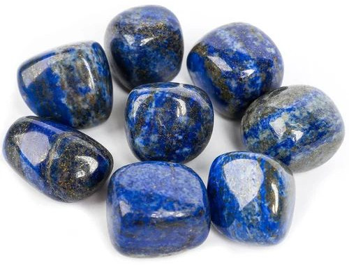 Lapis Lazuli Tumbled Stone, Color : Blue 22mm & 25mm For Making Jewellery