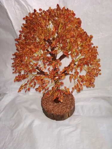 Red Carnelian Gemstone Tree, Packaging Type : Paper Box for Decoration