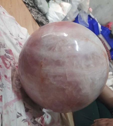 Round Natural Rose Quartz Ball 0-20mm For Jewellery Use