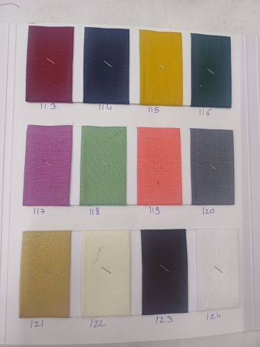 Plain cotton fabric, Packaging Type : Multicolor