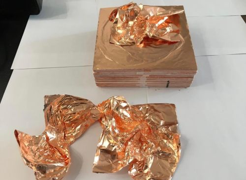 Copper Imitation Leaf Sheet, Color : Golden