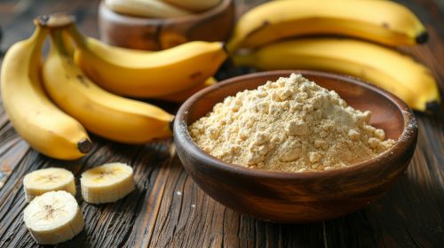 Organic Banana Powder, Color : White-creamy