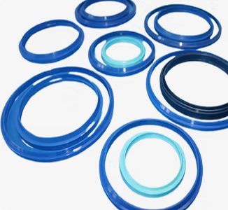 Polished Rubber Hydraulic Wiper Seals, Color : Blue For Industrial