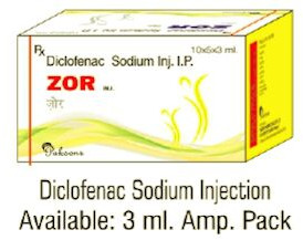 Dictan Diclofenac Sodium Injection 3ml AMP IP