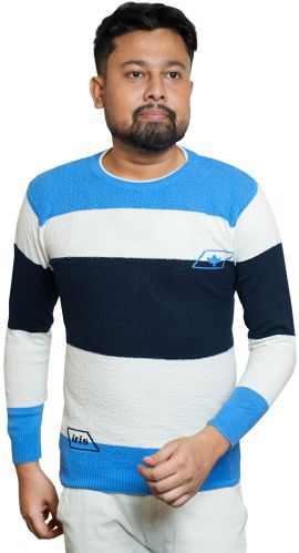 Men Flat Knit Fashion Cotton Sweater