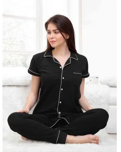 Regular 7 Ladies Night Suits, Top Type : T-shirt