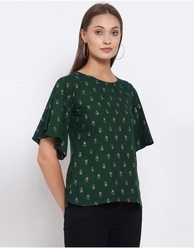 Ladies Nylon Printed Fancy Top M, Xl
