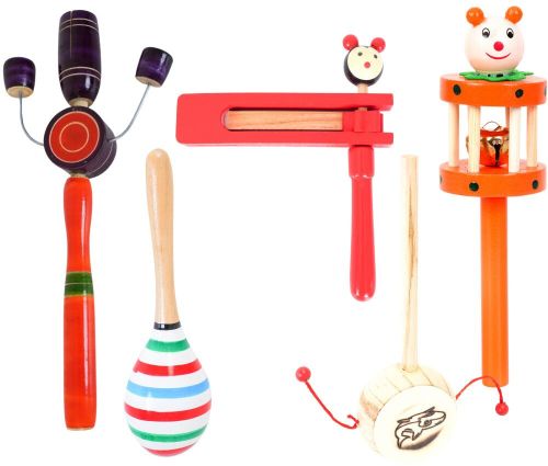 Natural Finish Wooden Rattles, Brand Name : VNM, Gender : Unisex