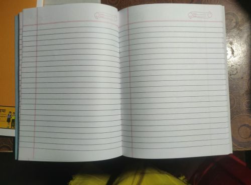 Staple Writing Notebook 10x8Inch, Cover Material : Paper for Home