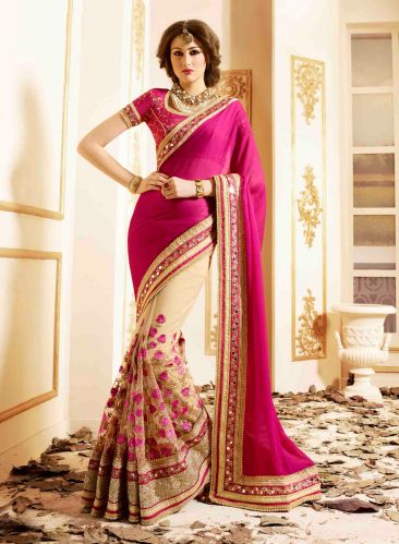 Designer Georgette Saree, Color : Multicolor Party Wear, Packaging Type : Polythin