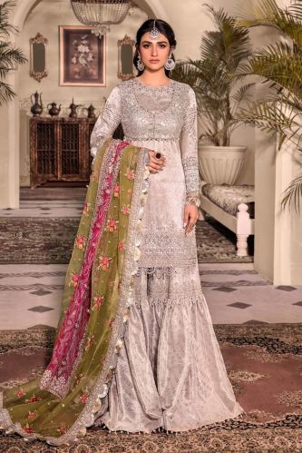 Ladies Sharara Set, Pattern : Embroidered, Available Sizes : XL