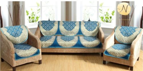 Sofa Seat Covers, Color : Blue, Width : Multisizes