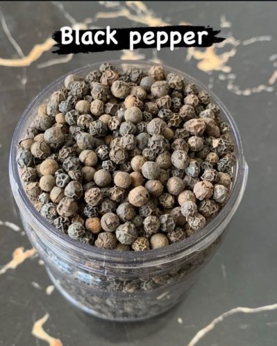 Natural Black Pepper, Color : Dark Brown, Certification : FSSAI Certified, Grade Standard : Food Grade