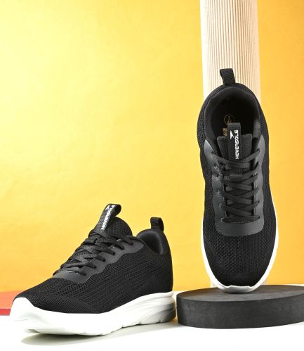 Plain Trainers Shoes, Packaging Type : White, Black, Gender : Male