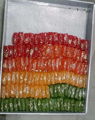 Lasaki Bombay Halwa Sweet 99%, Packaging Size : 100gm, 250 Gm For Human Consumption