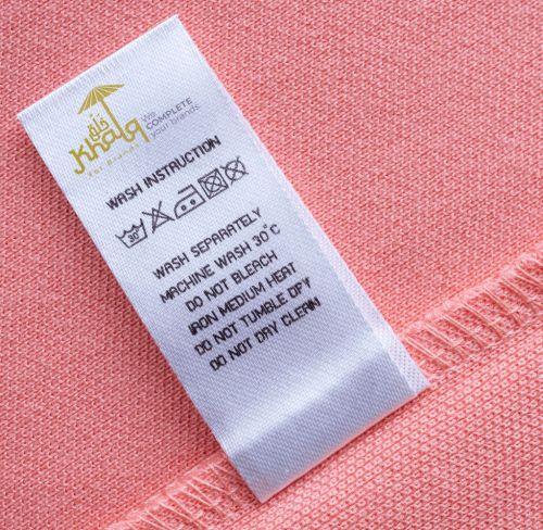 Cotton Printed Fabric Labels, Packaging Type : Bundle